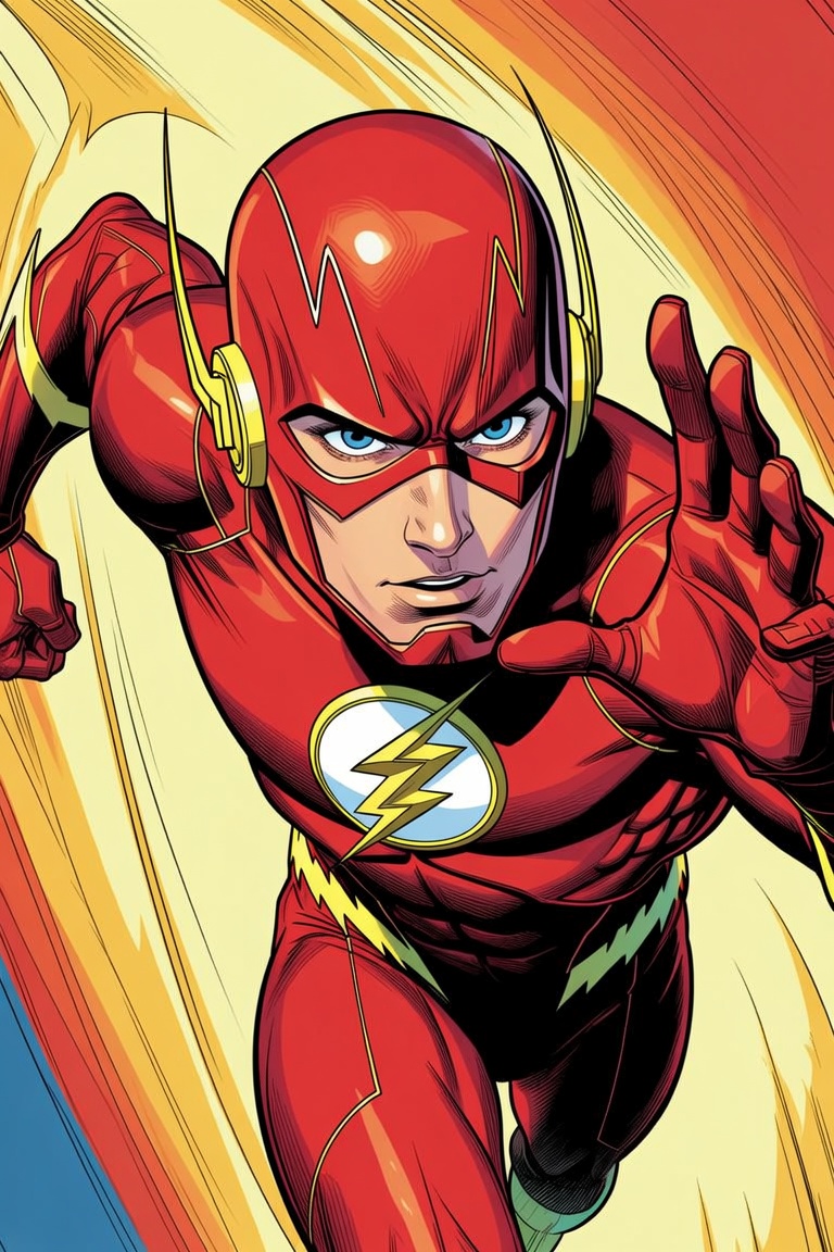 DC-tegneserier som stemningsbillede til The Flash